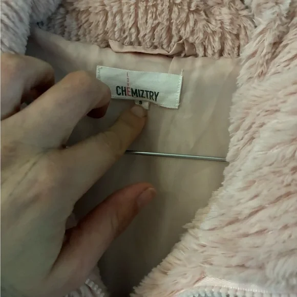 Chemistry Beige Teddy Jacket - Picture 2 of 7